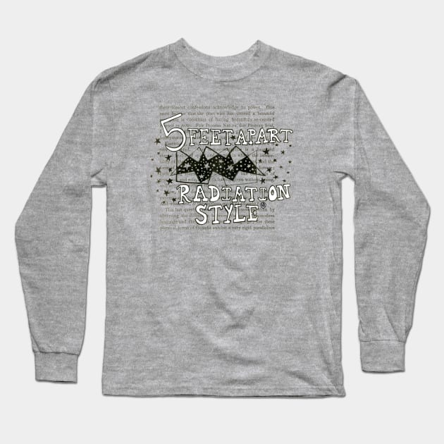 5 Feet Apart Long Sleeve T-Shirt by Polkadotdreamer